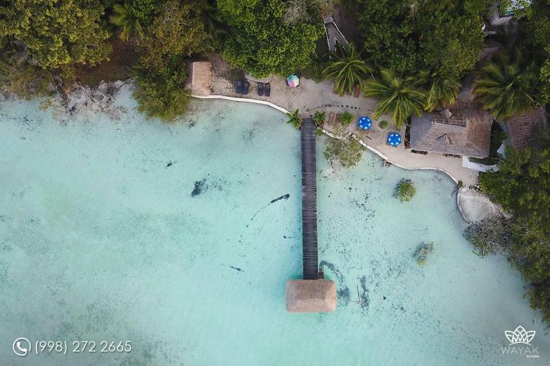 Hotel Pier Bacalar Exterior foto